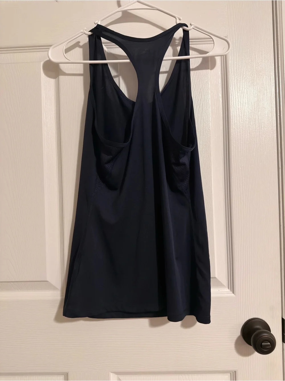 TWO Nike Dri-FIT Women's Tank Tops - Navy Blue and Light Green Size Med - Picture 3 of 6